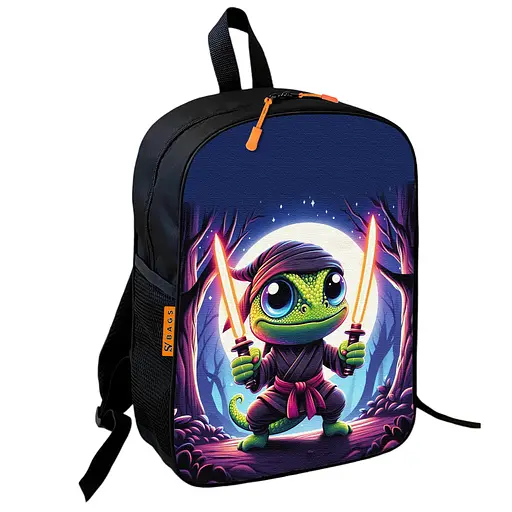 Рюкзак шкільний дитячий 36х27см Дракон Ніндзя з принтом для хлопчика (00662)