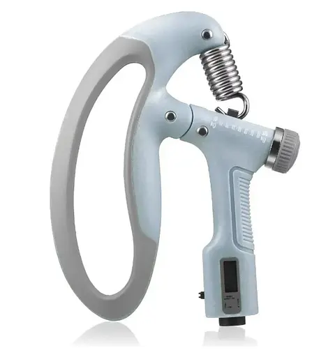 Еспандер кістьовий з лічильником PowerPlay PP-4403 з регульованим навантаженням 10-100 кг, Синій (PP_4403_Blue) - фото 3