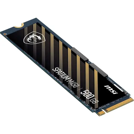 Накопичувач SSD MSI m.2 NVMe 500GB Spatium M450 V1 M.2 2280 PCIe 4.0 x4 NVMe 3D NAND TLC 512 480 (S78-440K380-P83) - фото 3