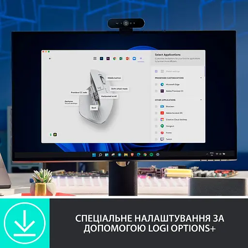 Мышь компьютерная Logitech MX Master 3S Pale Grey (910-006560, 910-006562, 910-006566) - фото 5