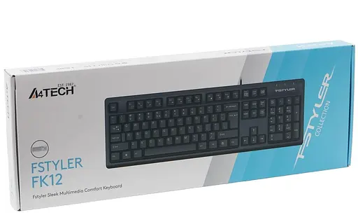 Клавіатура A4Tech Fstyler FK12 (Black) (FK12 (Black)) - фото 7
