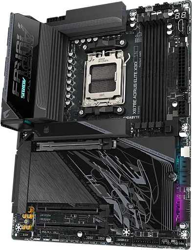 Материнская плата Gigabyte X870E Aorus Elite X3D Socket AM5 - фото 2