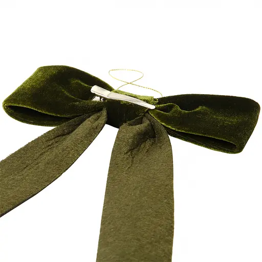 Украшение декоративное Yes! Fun Бант 38x16 см темно-зеленое (975093) - фото 3