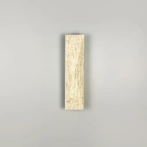 Бра видовжене з травертиновим корпусом 31х8,5 см Line F Арт. WSC5-80*320 - фото 2