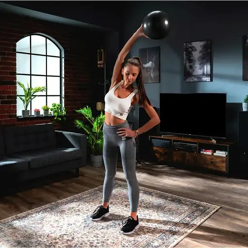 Фитбол Hop-Sport 25см черный - фото 2