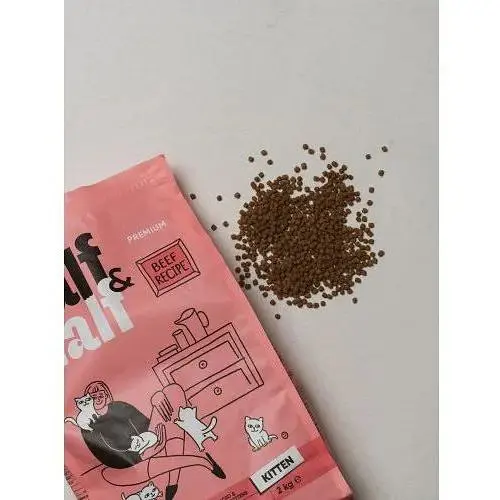 Сухой корм Half&Half для котят с говядиной 8 кг - фото 4