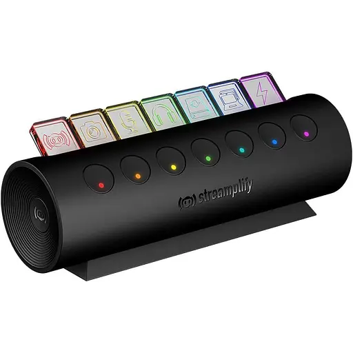 USB-хаб Streamplify HUB CTRL 7-RGB-EU-F, черный - фото 1