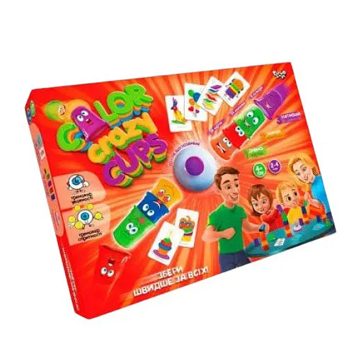 Настольная развлекательная игра Danko Toys Color Crazy Cups