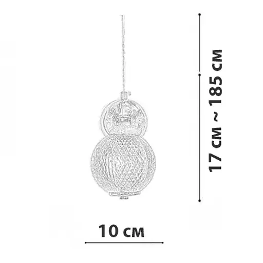 Підвісний світильник Friendlylight Langdon PL1 Gold FL3176 - фото 4