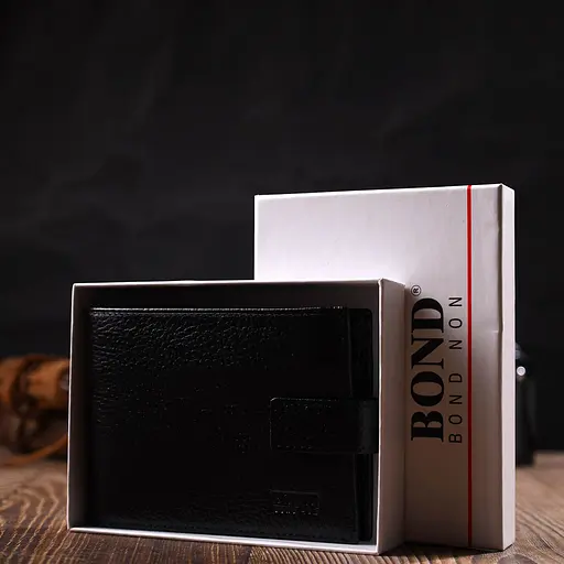 Шкіряний чоловічий гаманець Bond 13х9.5х1.5 см acs0026926 - фото 9