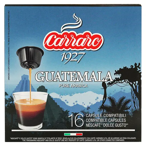 Кава в капсулах Carraro Dolce Gusto Guatemala, 16 капсул - фото 2