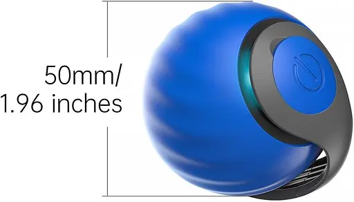 Перезаряджається інтерактивна котяча голочка синього кольору Speedy Sprint Ball Toy для Cat Type-C - фото 2