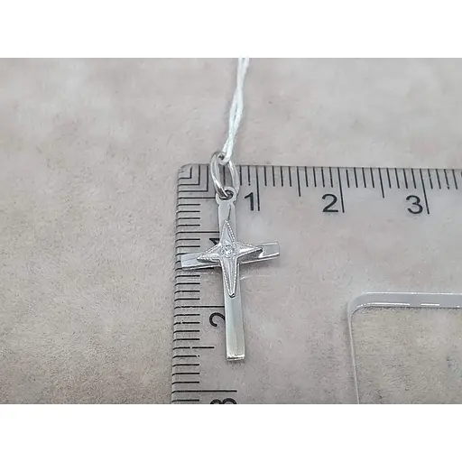 Золотий хрестик Гаразд з діамантами. 304057Б - фото 6