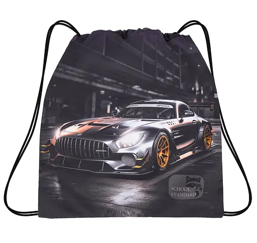 Мешок для сменной обуви для мальчика c Машиной School Standard MSS-20