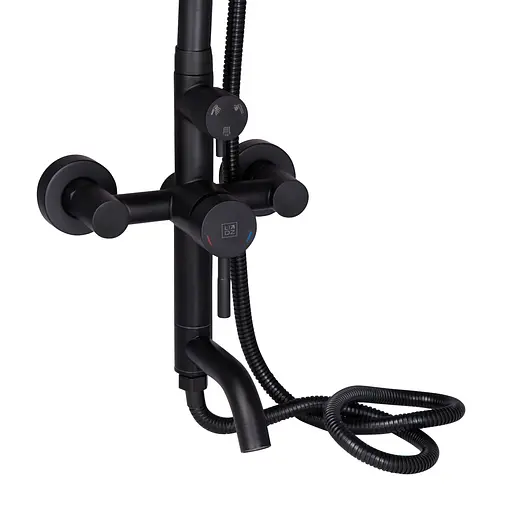 Душова система Lidz Aria 06L-BES Black, Чорний - фото 3