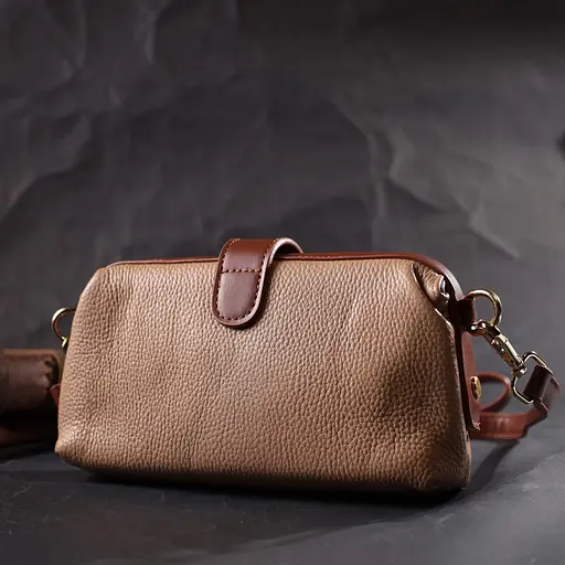 Клатч Vintage с защелкой из натуральной кожи 19.5х10х5.5 см sum0029011 - фото 10