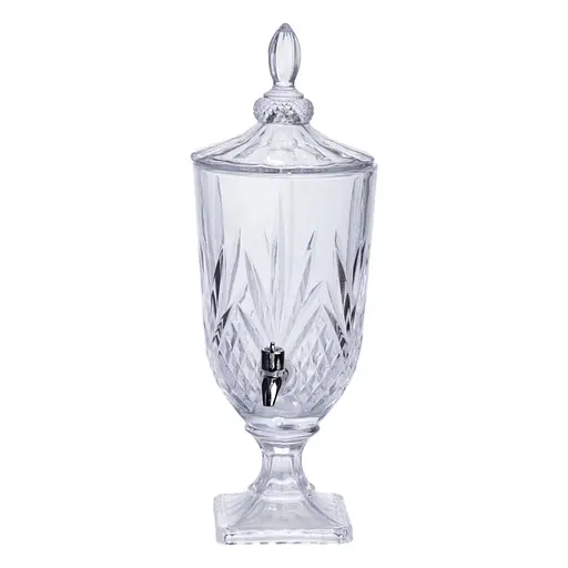 Лимонадниця з краном скляна 3 л диспенсер для напоїв лимонадник із краном Yiwu HP-19-296 - фото 2