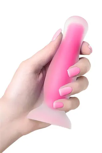 Анальная пробка Toyfa Mortimer Glow 12.5 см (розовый) - фото 4