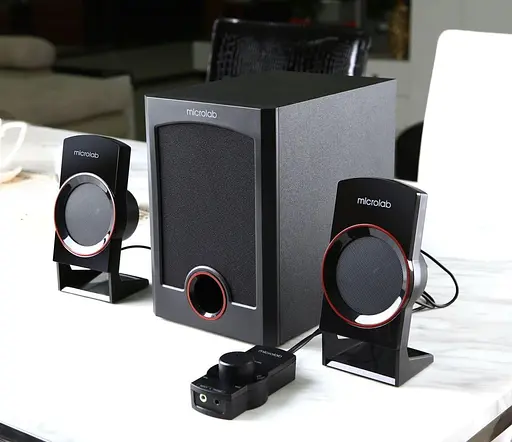 Акустическая система Microlab 2.1 M-111 Black (M-111) - фото 4