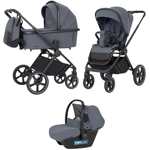 Універсальна коляска-книжка Carrello Ultimo CRL 6519 3в1 Cool Grey