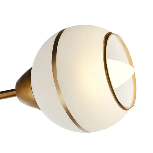 Люстра потолочная Brille в спальню E27 60W G (LK-505C/4) - фото 3