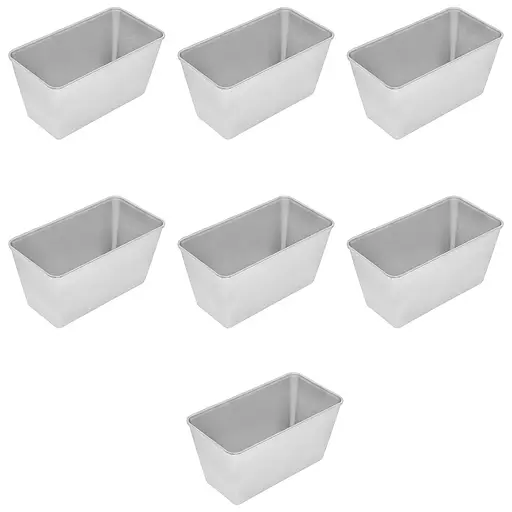 Форма хлібна для випічки стандартного хліба у вигляді цеглинки Л7 алюміній (22х11х11.5 см) 7, Полімет Сірий 86434 - фото 1