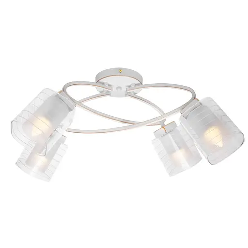 Люстра стельова Brille в зал E14 40W WH (LK-633C/4) - фото 4