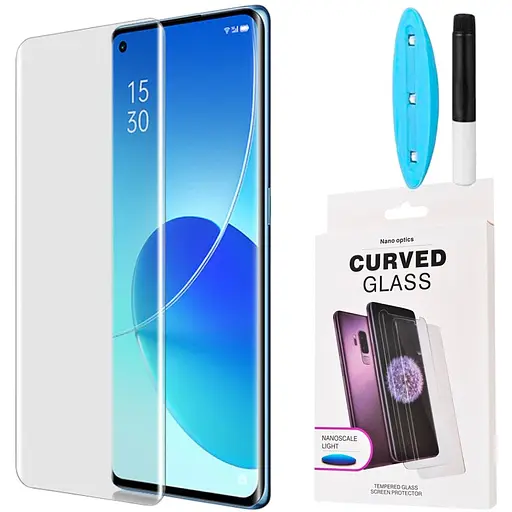 Захисне скло DK UV Curved для Oppo Find X5 010276 clear