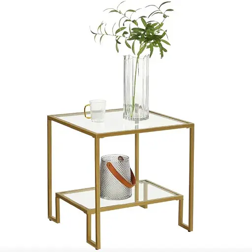 Журнальний столик Leobert Santorini в стилі Loft золотистий - фото 2