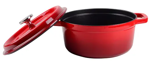 Кастрюля чугунная Ringel Essen с крышкой 22 см (2.9 л) (RG-2300-22) - фото 2