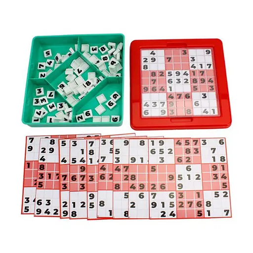 Дитяча розвиваюча гра "Судоку" ТехноК 2956TXK 81 фішка, 10 шаблонів - фото 4