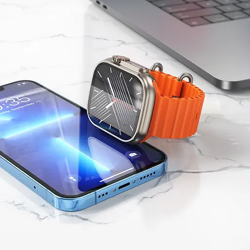 Смарт годинник Borofone BD3 Ultra з функцією дзвінка золотисті - фото 3