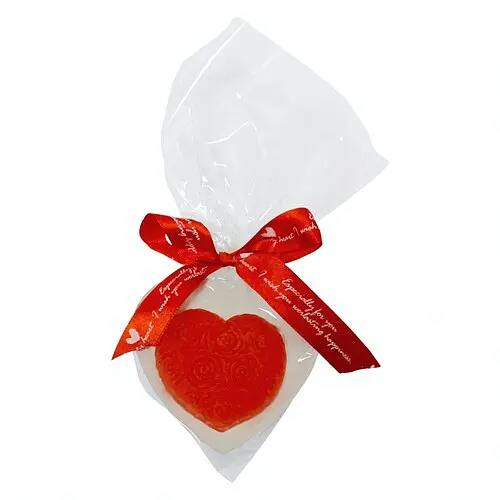 Набор Мыльница с мылом сердце - фото 1