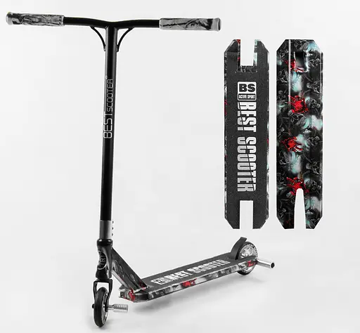 Самокат трюковий Best Scooter BS-77101 HIC-система, дека з принтом - фото 5