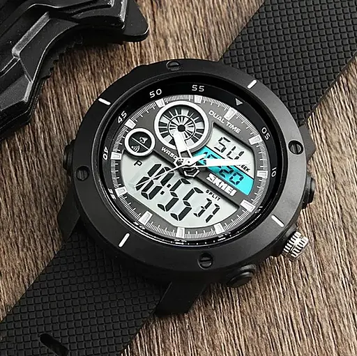 Наручные спортивные часы Skmei 1361 Черные - фото 4