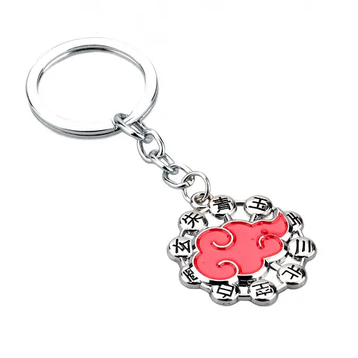 Брелок Наруто Naruto Акацукі червона хмара NR 22.112 - фото 2