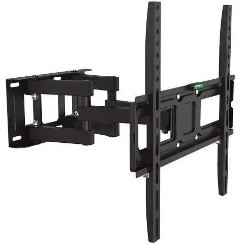 Настенный крепеж LCD/Plasma TV 26-55" Walfix R-414B черный, VESA 400x400, до 35 кг, поворот на 120°, наклон -12°~+3°, вращение - фото 1