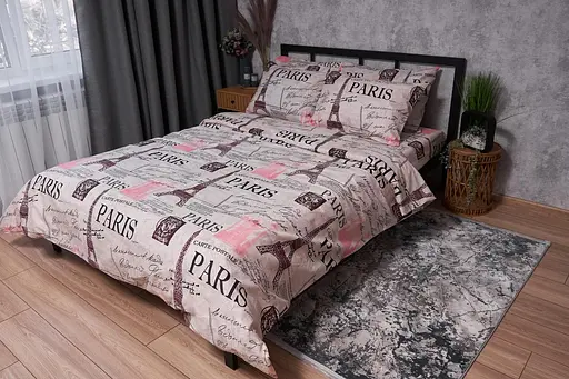 Пододеяльник Moon&Star Микросатин Premium Paris Souvenir King Size 220x240 см - фото 1