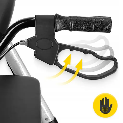 Роллер для ходьбы 4FIZJO складной, с сумкой Black/Silver (P-5905973406918) - фото 8