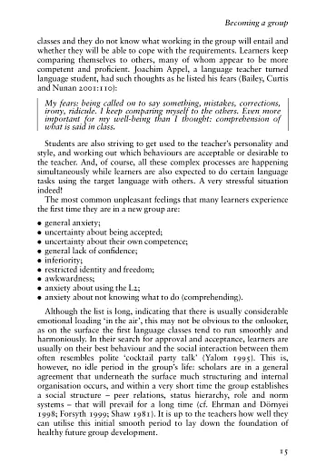 Group Dynamics in the Language Classroom - фото 5