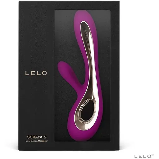 Вибратор-кролик Lelo Soraya 2 Deep Rose 12 режимов до 4 часов работы двойная стимуляция - фото 4