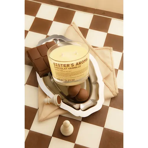 Ароматична свічка Sister`s Aroma Chocolat Vannille 150 г - фото 3
