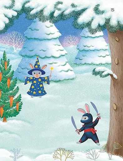 Різдвяні наліпки. Моя сніжна книжка наліпок - фото 3