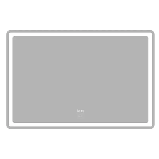 Дзеркало Zerix Mirra MR05-120x80 з LED Touch, Anti-fog, димером, регулятором яскравості ZX6061 - фото 1