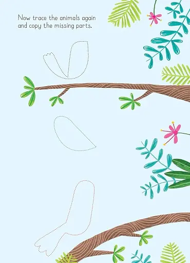 Animals to Copy and Trace. Little Wipe-Clean - фото 7