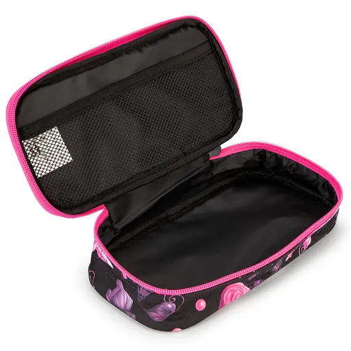 Пенал шкільний для дівчинки з Котиком м'який School Standard (PSS-154) - фото 2