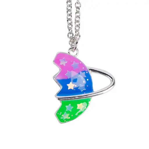 Набор ожерелья Космос 2шт - фото 3