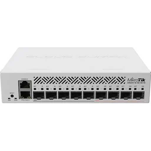 Коммутатор управляемый Mikrotik CRS310-1G-5S-4S+IN