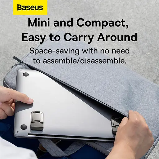 Підставка для ноутбука Baseus Slim Laptop Kickstand （2pcs）Grey - фото 12
