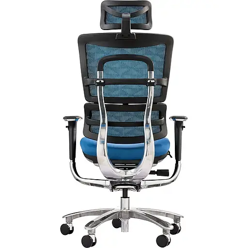 Офисное кресло GT Racer X-801A (W-55 B-45), синее (X-801A Blue (W-55 B-45)) - фото 6